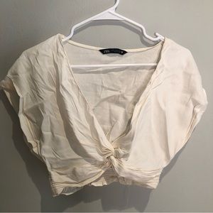 Zara crop blouse